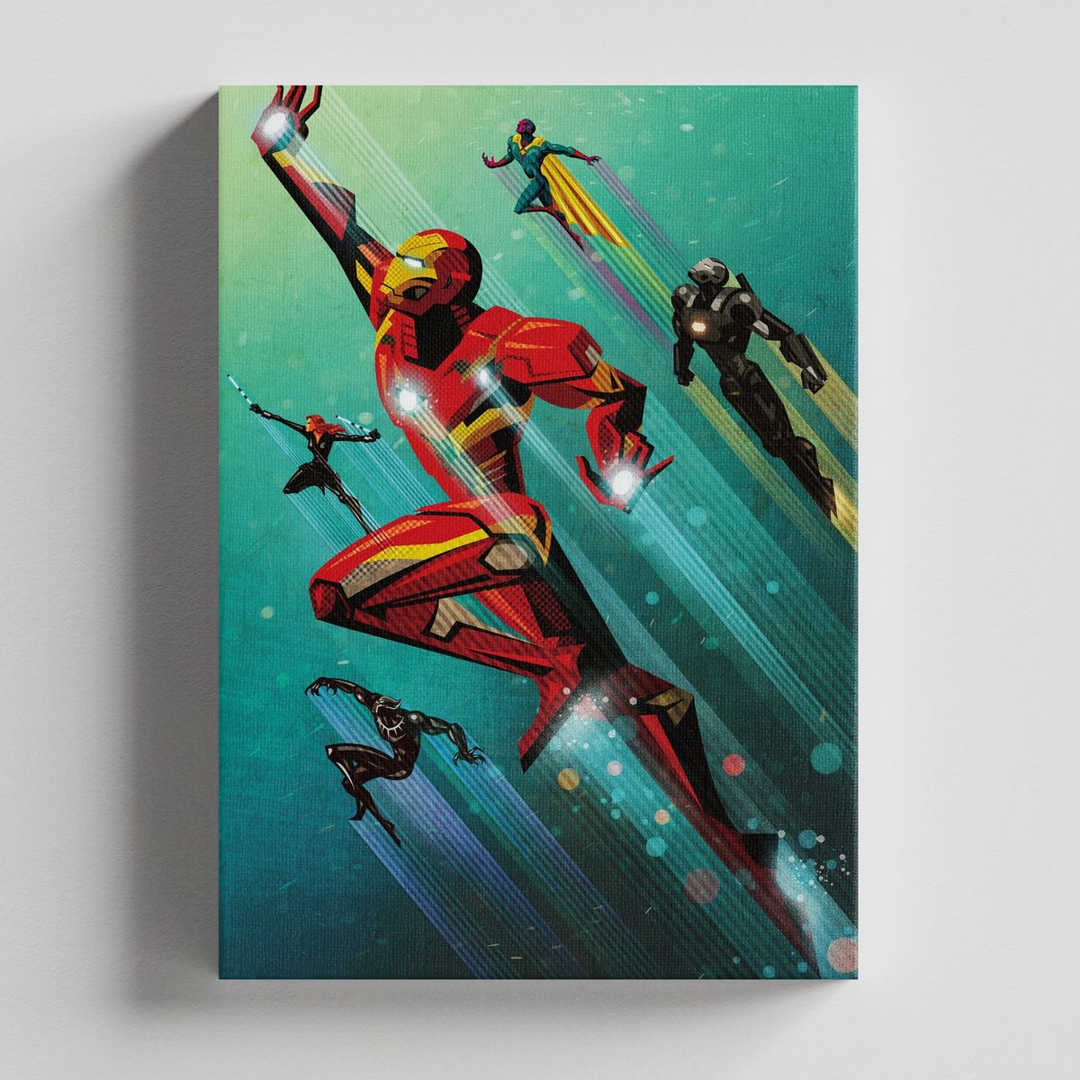 TAYRONA STORE - Cuadros Retablo Marvel Guerra Civil 008 - 35x50cm