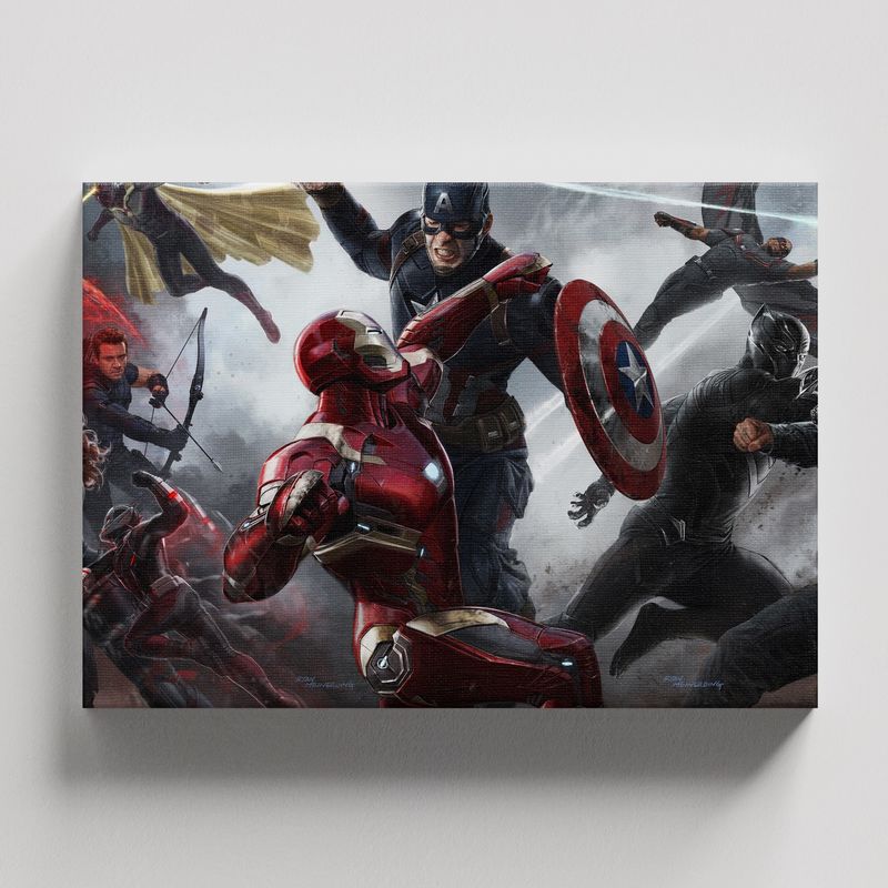 TAYRONA STORE - Cuadros Retablo Marvel Guerra Civil 023 - 50x35cm