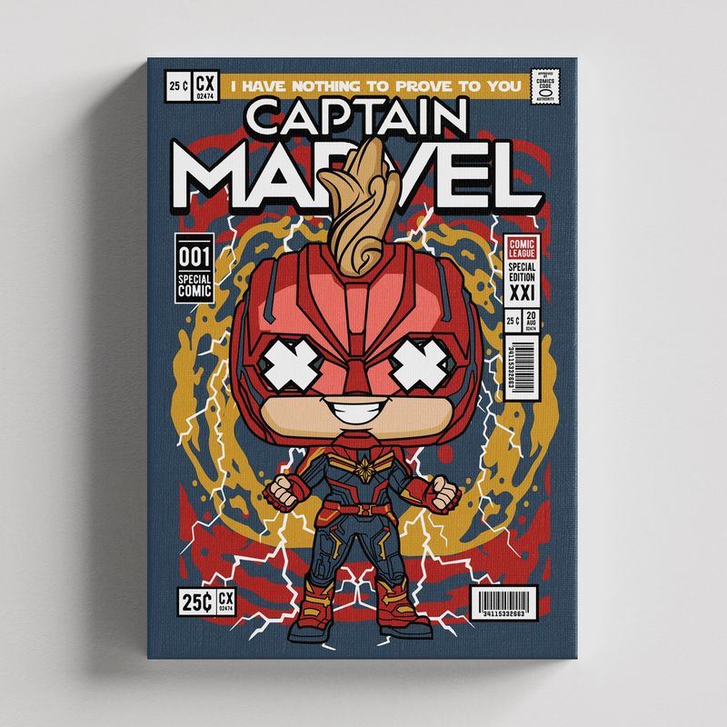 TAYRONA STORE - Cuadros Retablo Funko Marvel 007 - 35x50cm