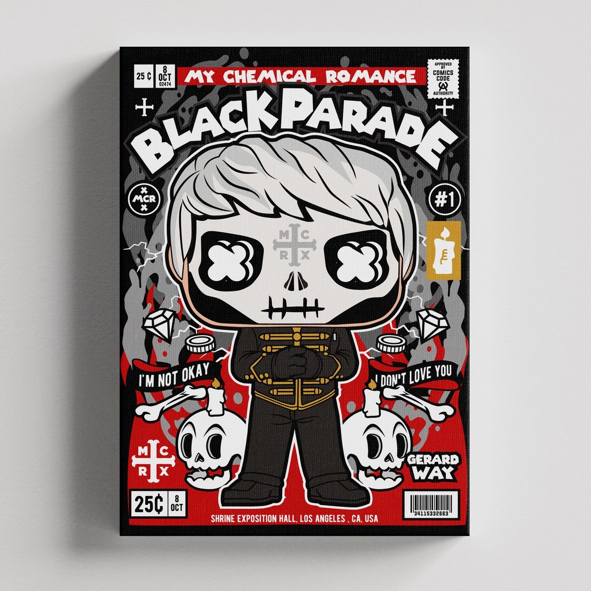 TAYRONA STORE - Cuadros Retablo Funko Rock 049 - 35x50cm