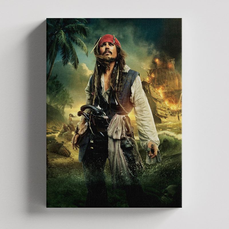 TAYRONA STORE - Cuadros Retablo Peliculas Piratas del caribe 009 - 35x50cm