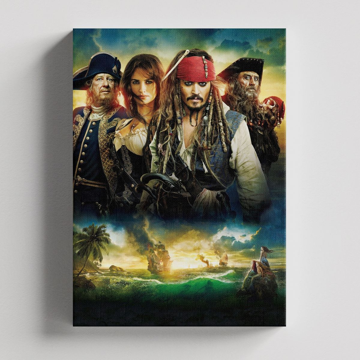 TAYRONA STORE - Cuadros Retablo Peliculas Piratas del caribe 015 - 35x50cm