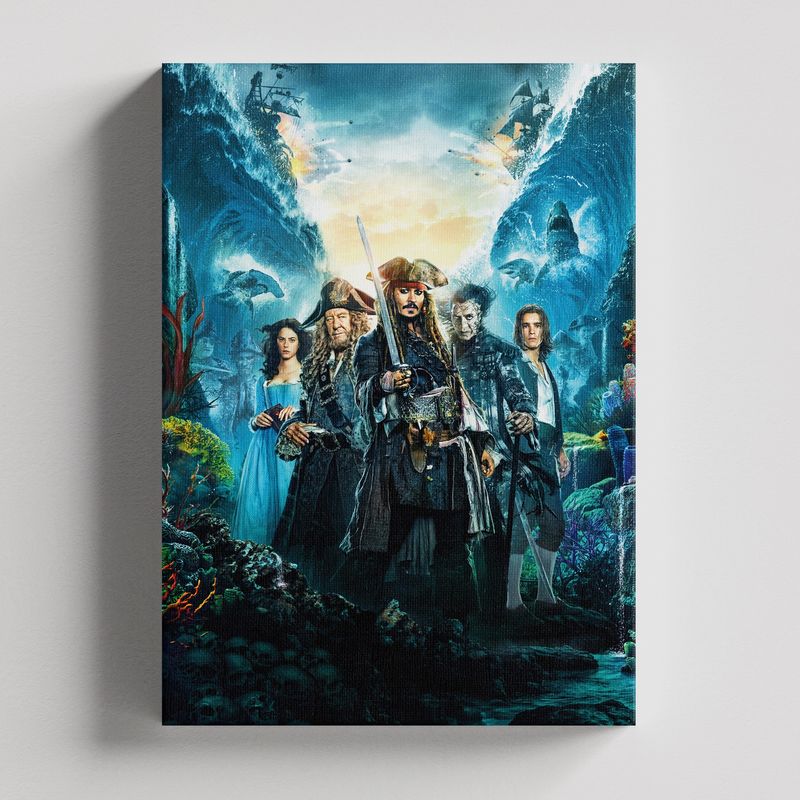 TAYRONA STORE - Cuadros Retablo Peliculas Piratas del caribe 002 - 35x50cm