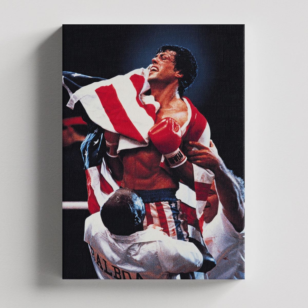 TAYRONA STORE - Cuadros Retablo Peliculas Rambo y Rocky 007 - 35x50cm