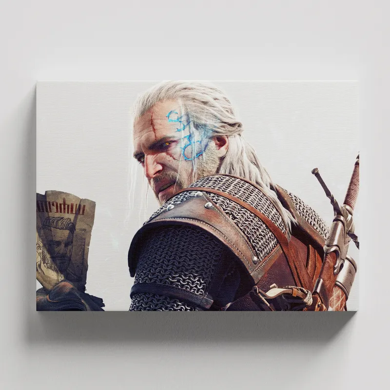 TAYRONA STORE - Cuadros Retablo Video Juegos The Witcher 011 - 50x35cm