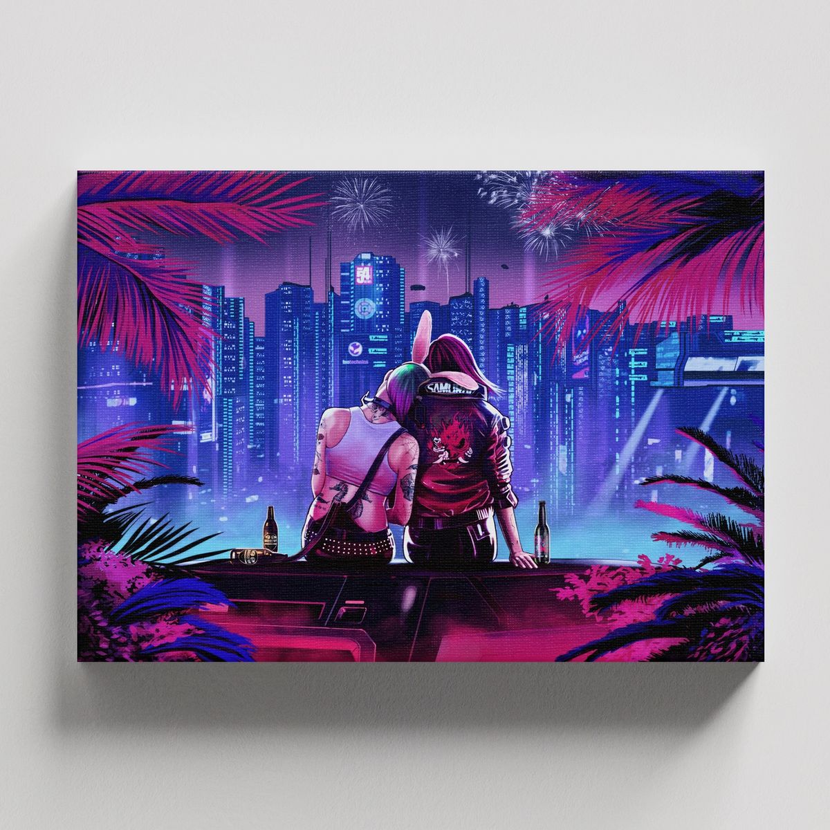 TAYRONA STORE - Cuadros Retablo Video Juegos CyberPunk 2077 005 - 50x35cm