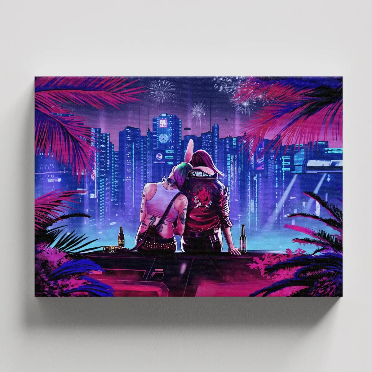 TAYRONA STORE - Cuadros Retablo Video Juegos CyberPunk 2077 005 - 50x35cm