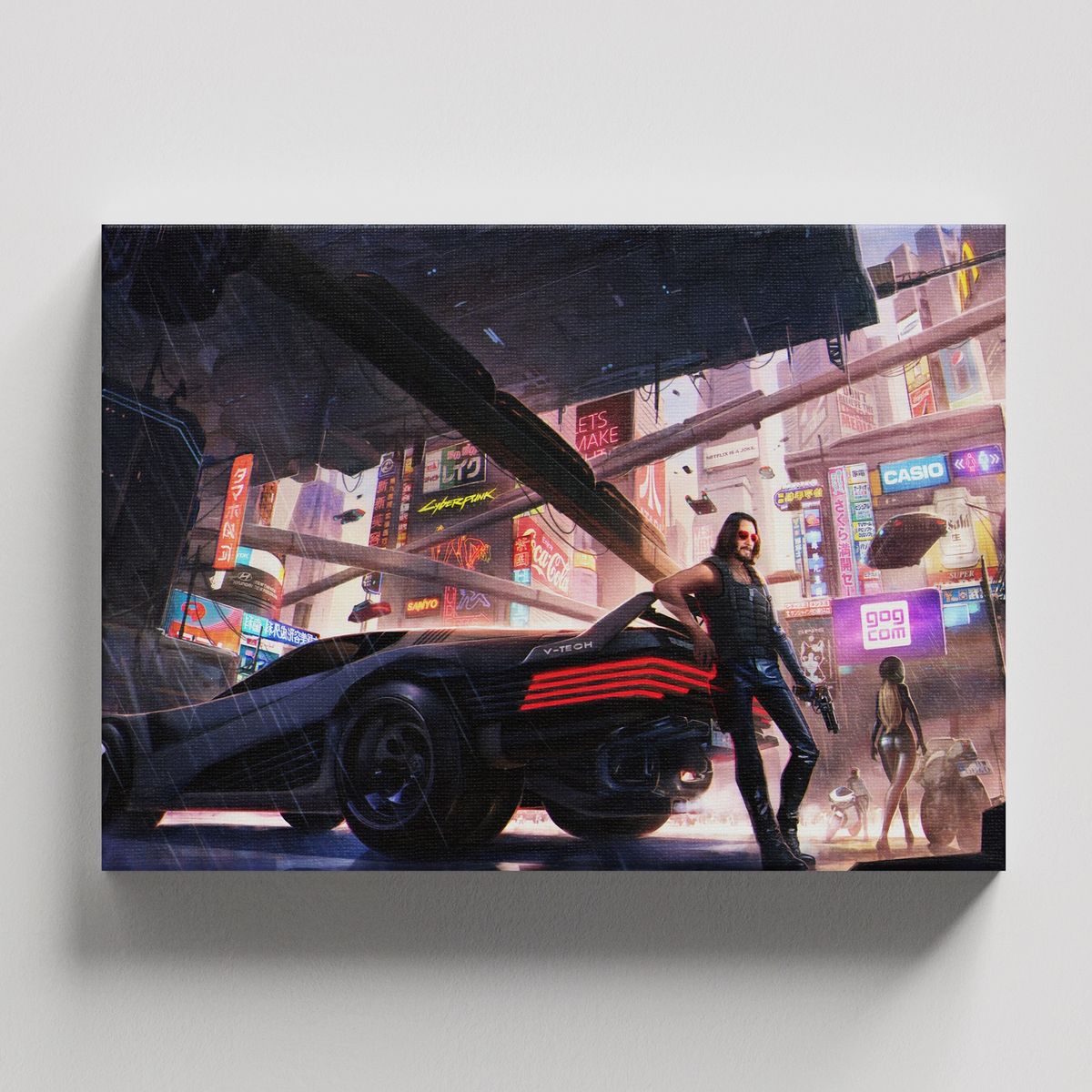TAYRONA STORE - Cuadros Retablo Video Juegos CyberPunk 2077 010 - 50x35cm