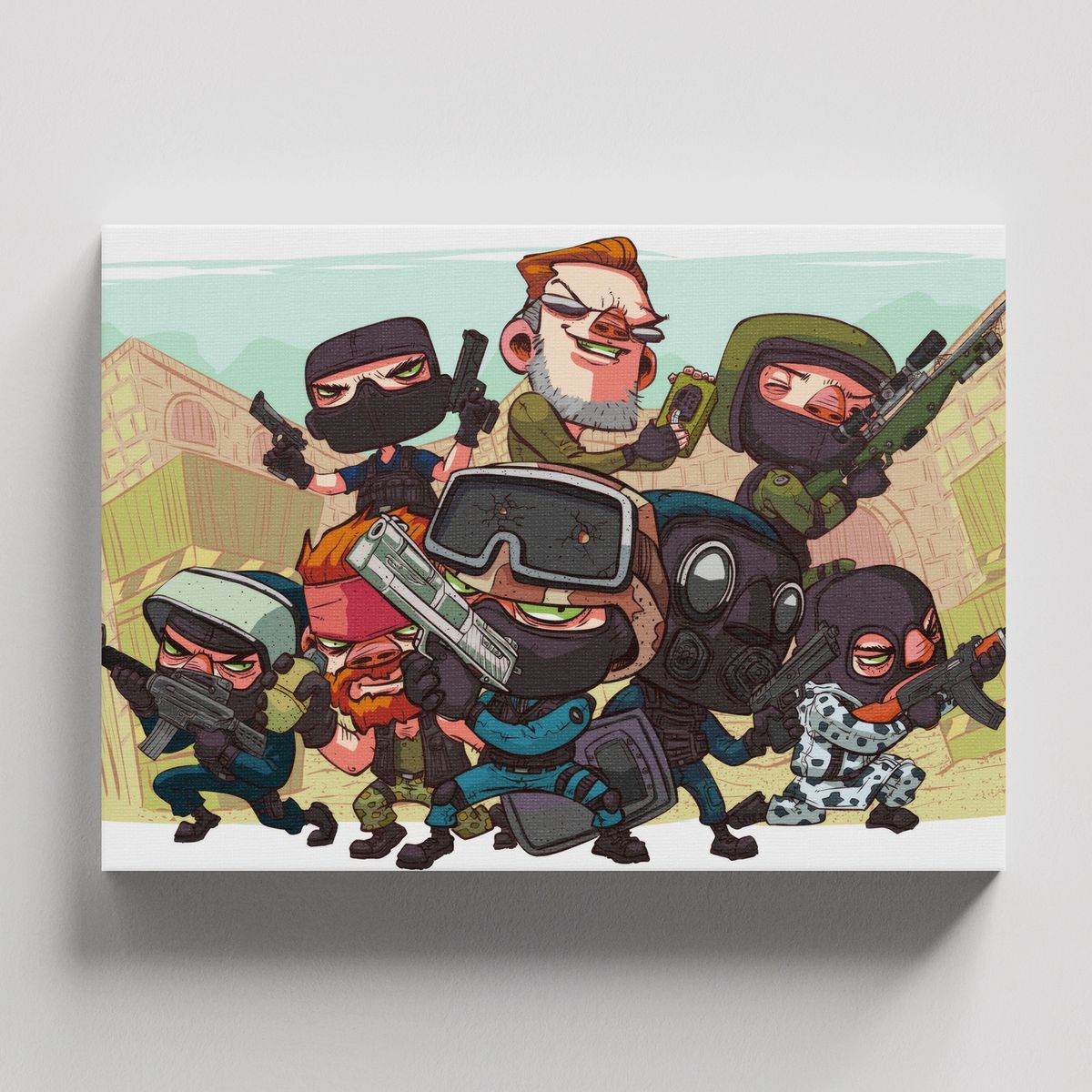 TAYRONA STORE - Cuadros Retablo Video Juegos Counter Strike 007 - 50x35cm