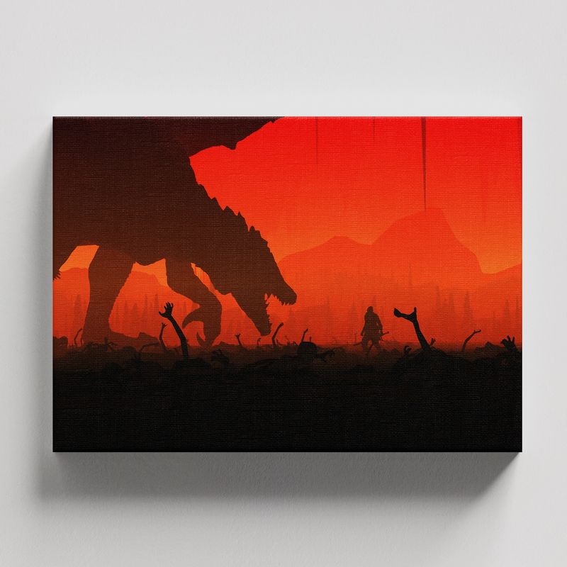 TAYRONA STORE - Cuadros Retablo Video Juegos Dark Souls 014 - 50x35cm