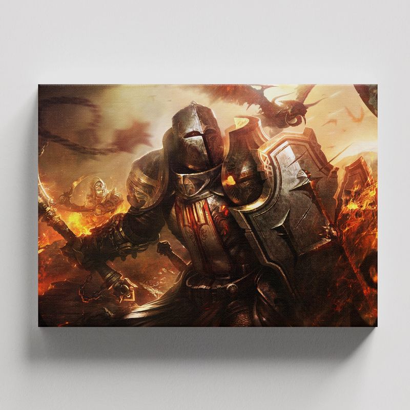 TAYRONA STORE - Cuadros Retablo Video Juegos Diablo 004 - 50x35cm