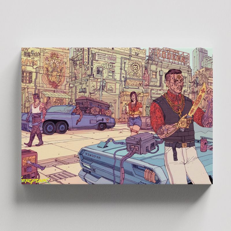 TAYRONA STORE - Cuadros Retablo Video Juegos CyberPunk 2077 023 - 50x35cm
