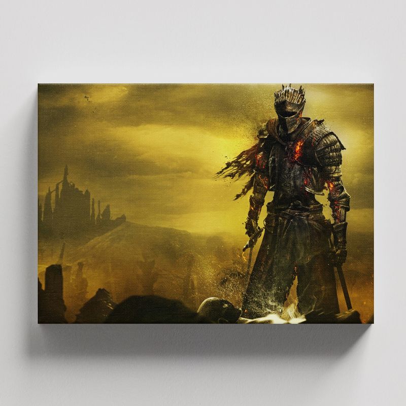 TAYRONA STORE - Cuadros Retablo Video Juegos Dark Souls 005 - 50x35cm