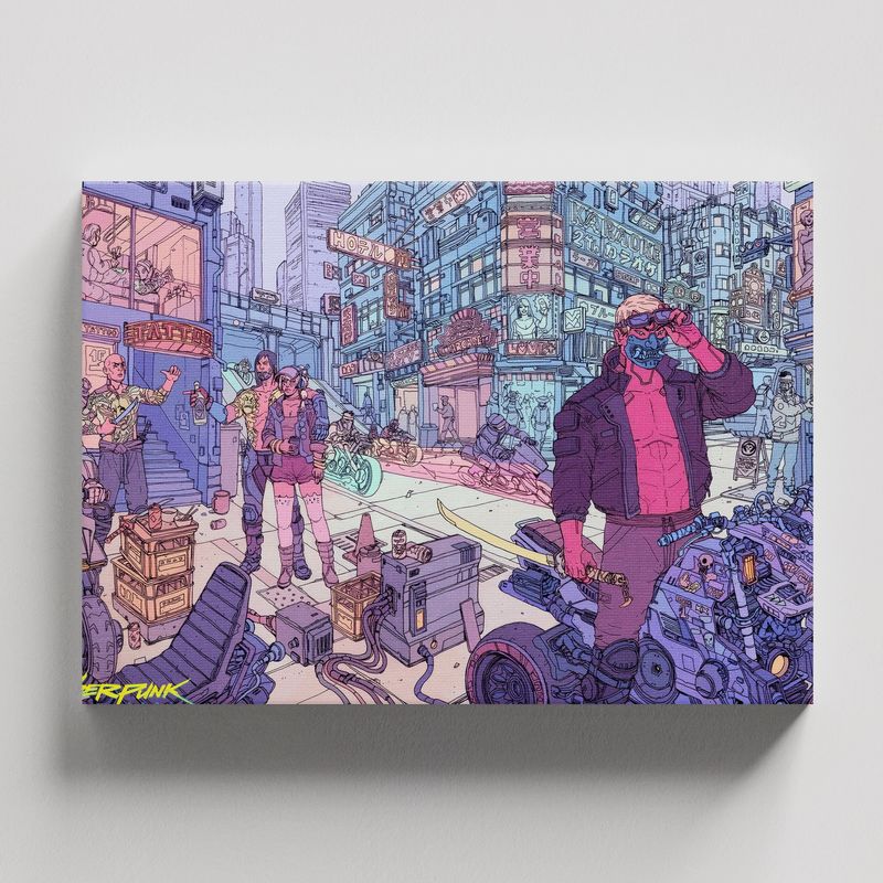 TAYRONA STORE - Cuadros Retablo Video Juegos CyberPunk 2077 021 - 50x35cm