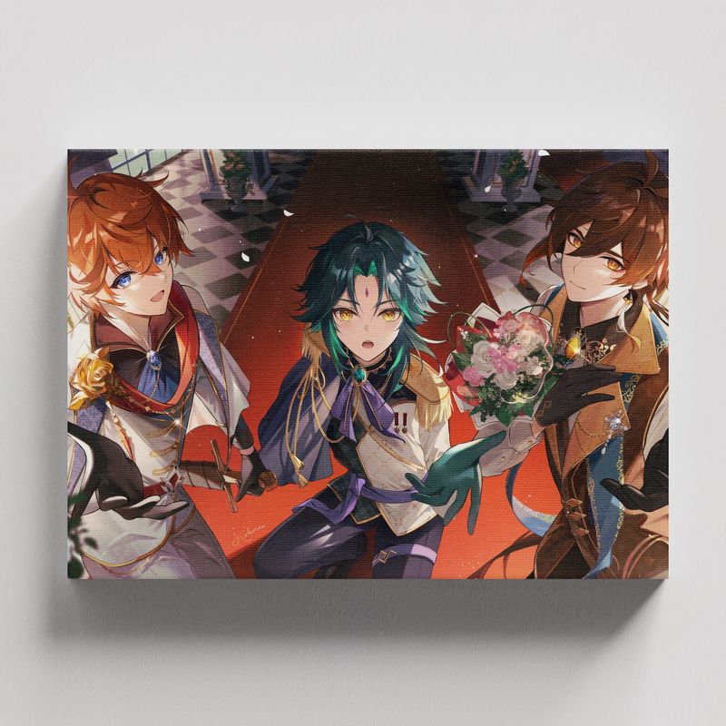 TAYRONA STORE - Cuadros Retablo Video Juegos Genshin Impact 021 - 50x35cm