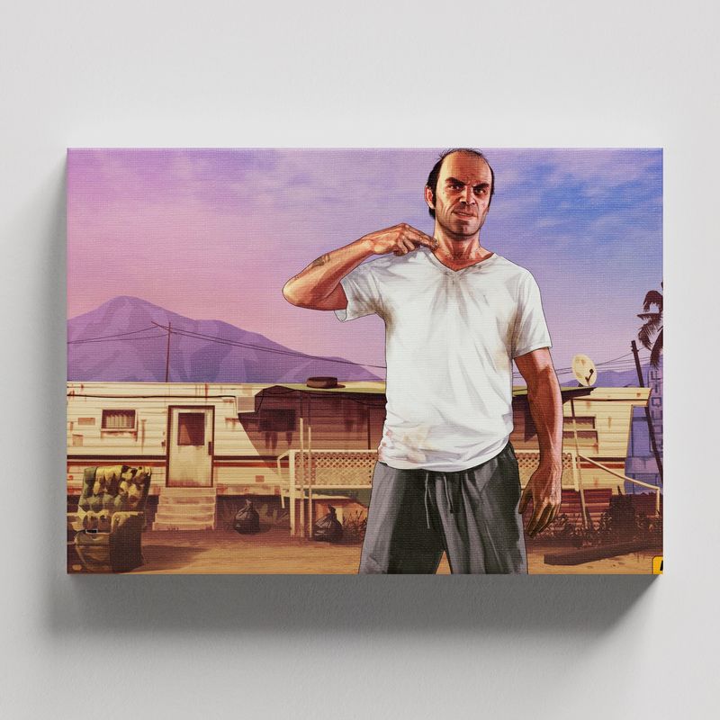 TAYRONA STORE - Cuadros Retablo Video Juegos Grand Theft Auto 013 - 50x35cm