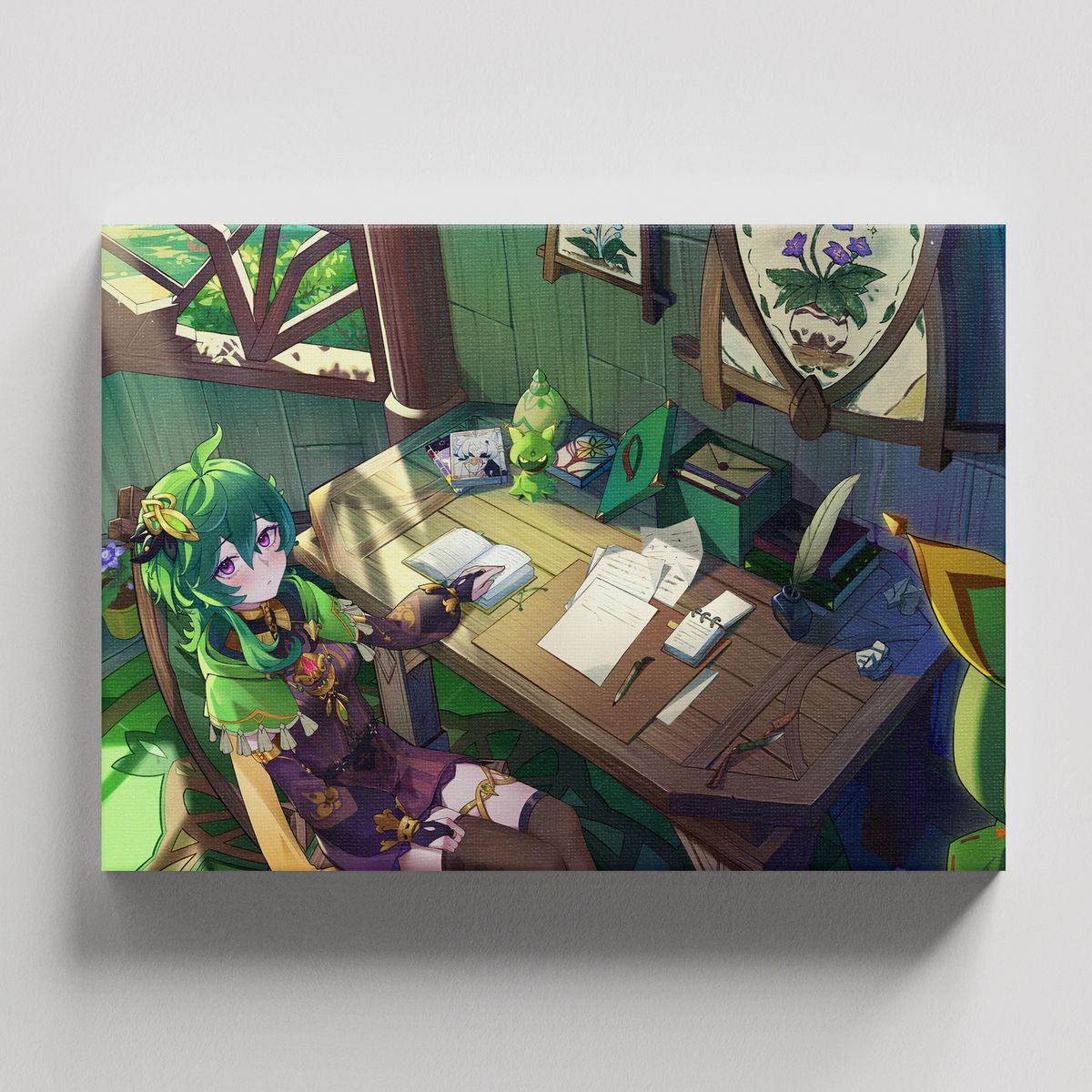 TAYRONA STORE - Cuadros Retablo Video Juegos Genshin Impact 010 - 50x35cm