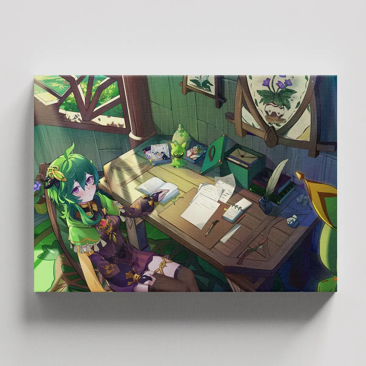 TAYRONA STORE - Cuadros Retablo Video Juegos Genshin Impact 010 - 50x35cm