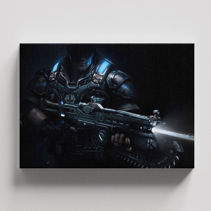 TAYRONA STORE - Cuadros Retablo Video Juegos Gears of War 001 - 50x35cm