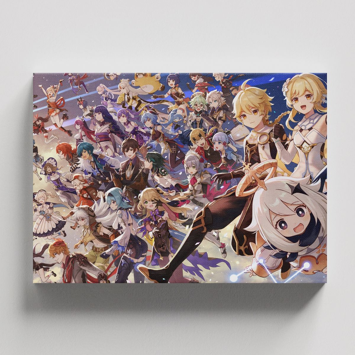 TAYRONA STORE - Cuadros Retablo Video Juegos Genshin Impact 003 - 50x35cm