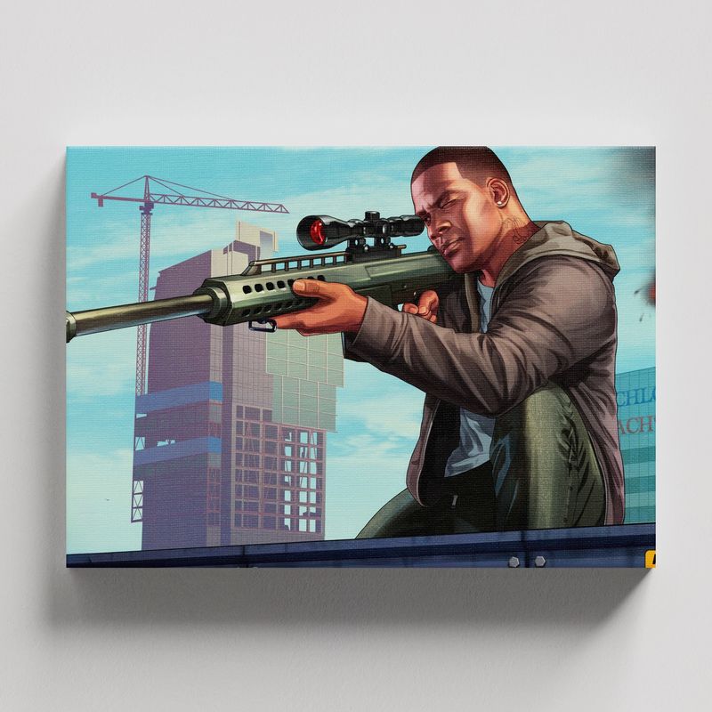 TAYRONA STORE - Cuadros Retablo Video Juegos Grand Theft Auto 009 - 50x35cm