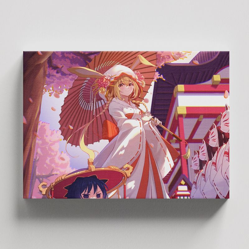 TAYRONA STORE - Cuadros Retablo Video Juegos Genshin Impact 006 - 50x35cm
