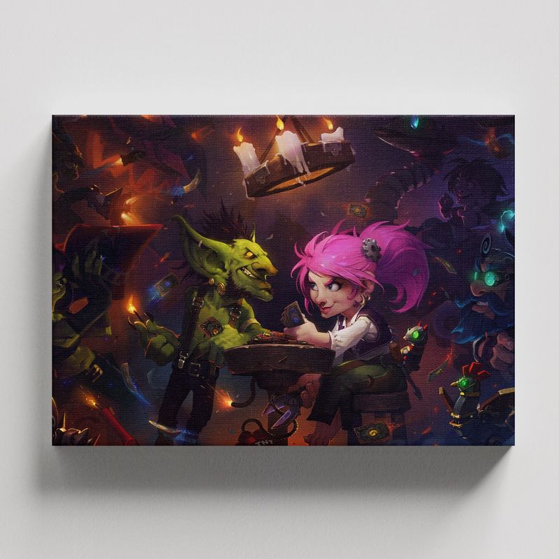 TAYRONA STORE - Cuadros Retablo Video Juegos Hearthstone 011 - 50x35cm