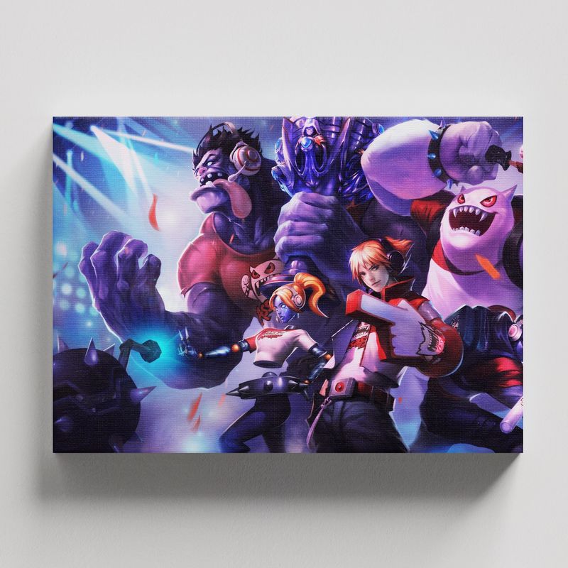 TAYRONA STORE - Cuadros Retablo Video Juegos League of Legends 027 - 50x35cm