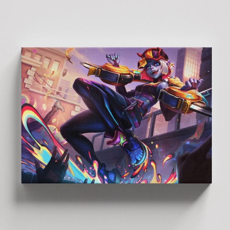 TAYRONA STORE - Cuadros Retablo Video Juegos League of Legends 007 - 50x35cm