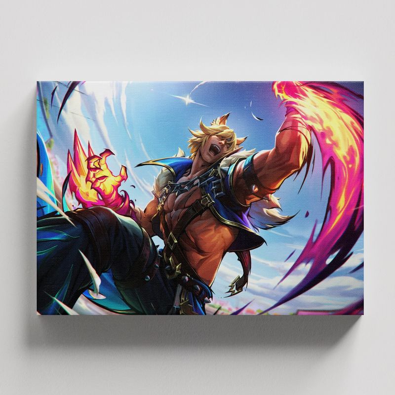 TAYRONA STORE - Cuadros Retablo Video Juegos League of Legends 005 - 50x35cm
