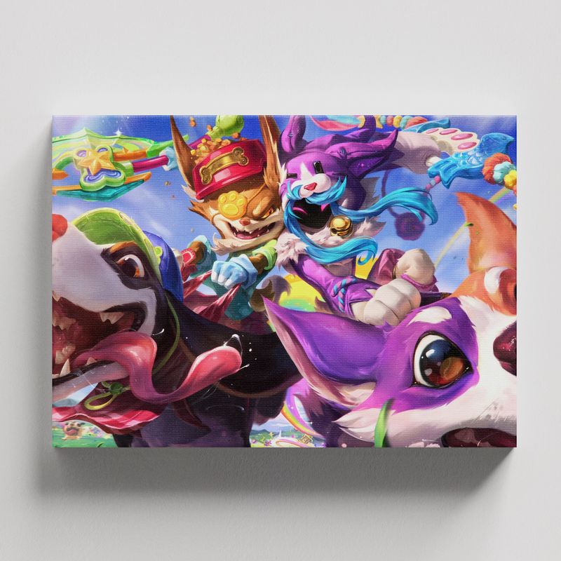 TAYRONA STORE - Cuadros Retablo Video Juegos League of Legends 001 - 50x35cm