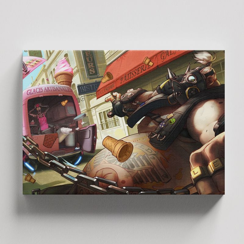 TAYRONA STORE - Cuadros Retablo Video Juegos Overwatch 013 - 50x35cm