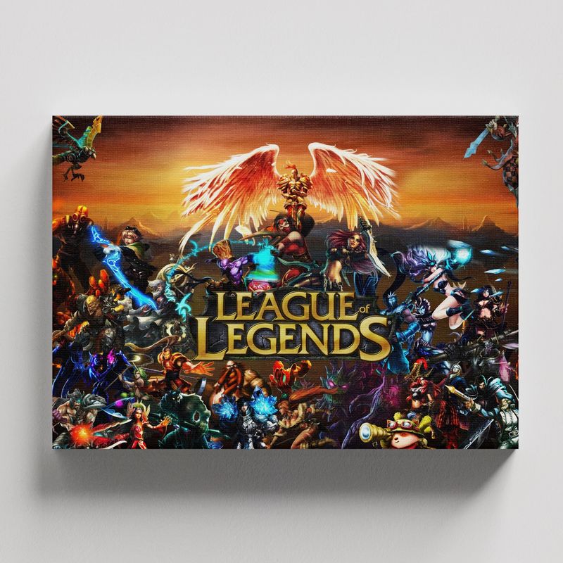 TAYRONA STORE - Cuadros Retablo Video Juegos League of Legends 071 - 50x35cm