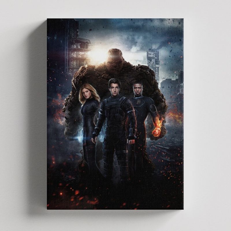 TAYRONA STORE - Cuadros Retablo Marvel Los 4 Fantasticos 004 - 35x50cm