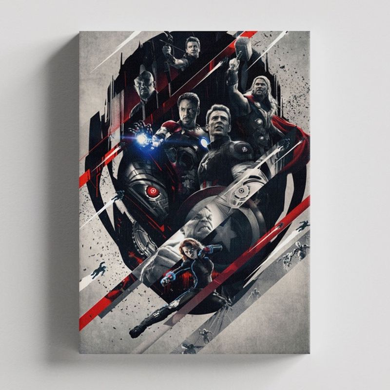 TAYRONA STORE - Cuadros Retablo Marvel Vengadores 003 - 35x50cm