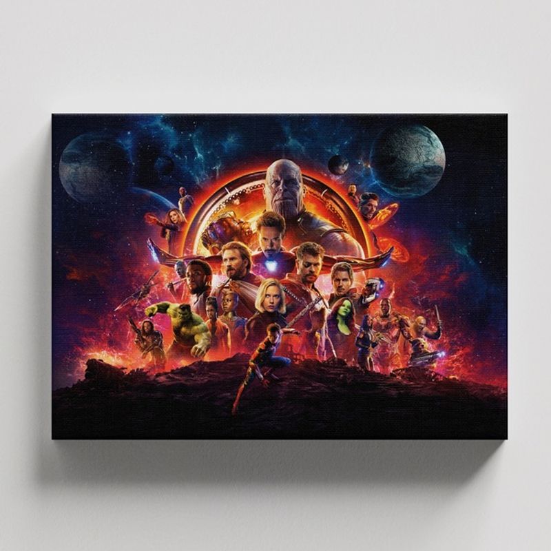 TAYRONA STORE - Cuadros Retablo Marvel Vengadores 047 - 50x35cm