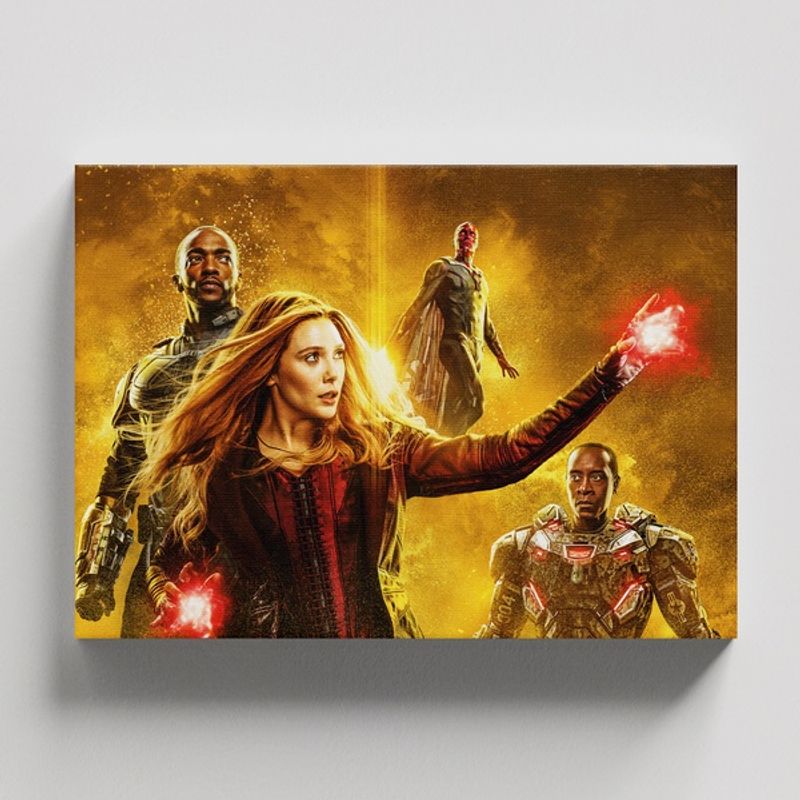 TAYRONA STORE - Cuadros Retablo Marvel Vengadores 057 - 50x35cm