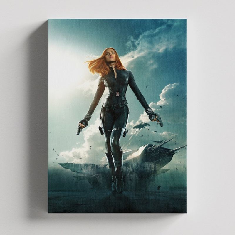 TAYRONA STORE - Cuadros Retablo Marvel Viuda Negra 007 - 35x50cm