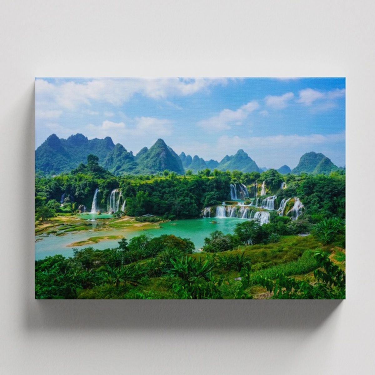 TAYRONA STORE - Cuadros Retablo Paisajes Cascadas 026 - 50x35cm