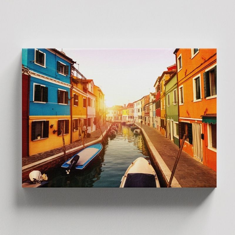 TAYRONA STORE - Cuadros Retablo Paisajes Ciudades 020 - 50x35cm