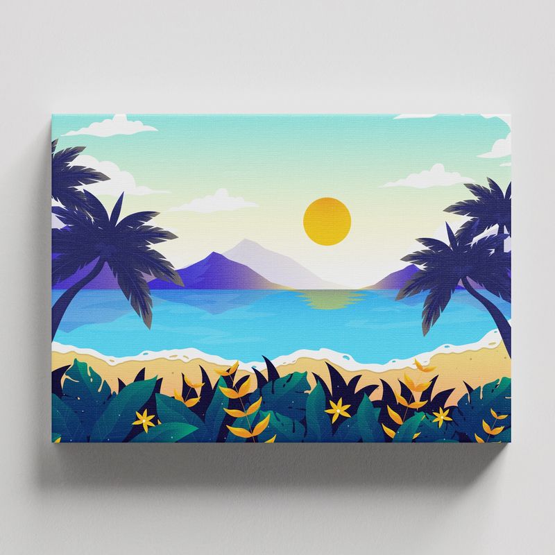 TAYRONA STORE - Cuadros Retablo Paisaje Natural Digital 101 - 50x35cm