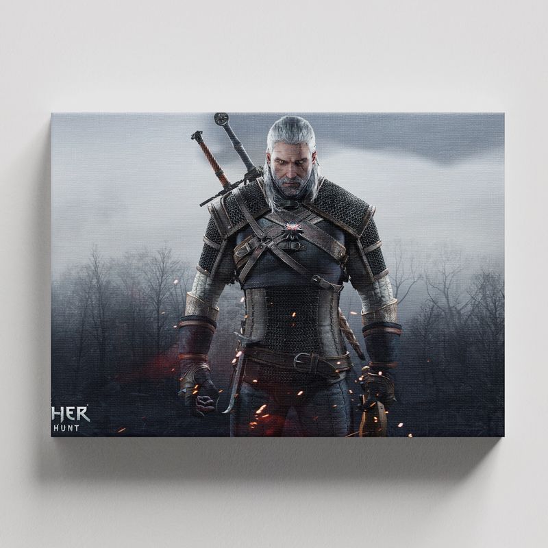 TAYRONA STORE - Cuadros Retablo Video Juegos The Witcher 008 - 50x35cm