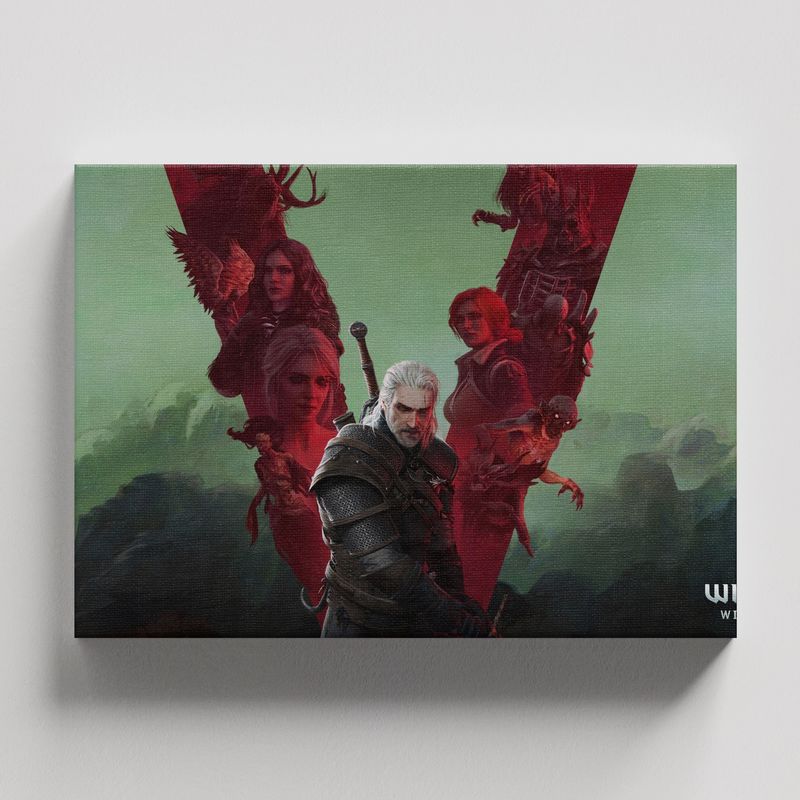 TAYRONA STORE - Cuadros Retablo Video Juegos The Witcher 007 - 50x35cm