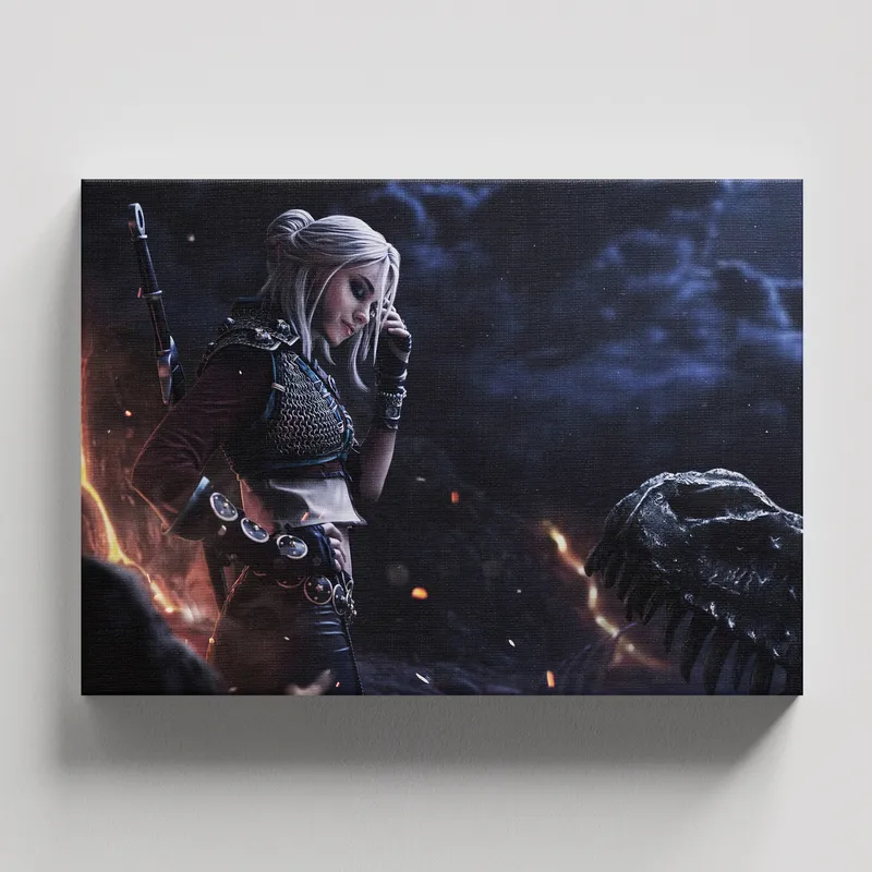 TAYRONA STORE - Cuadros Retablo Video Juegos The Witcher 005 - 50x35cm