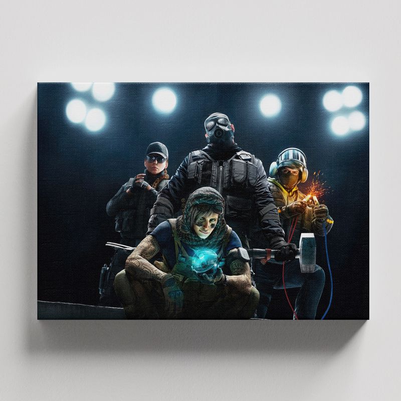 TAYRONA STORE - Cuadros Retablo Video Juegos Rainbow Six 012 - 50x35cm