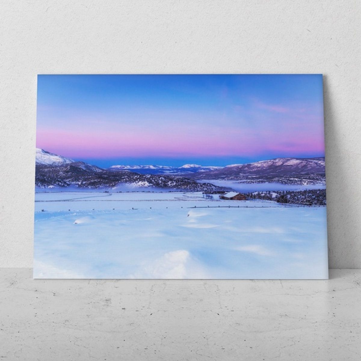 TAYRONA STORE - Cuadros Retablo Paisajes Nieve 056 - 50x35cm