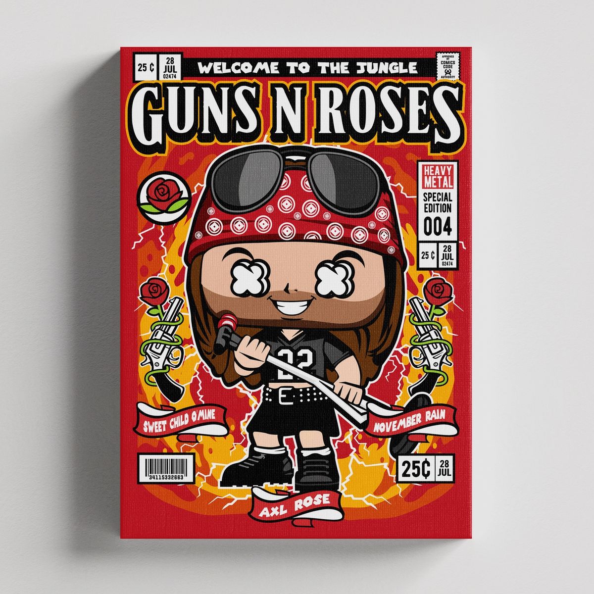 TAYRONA STORE - Cuadros Retablo Funko Rock 030 - 35x50cm