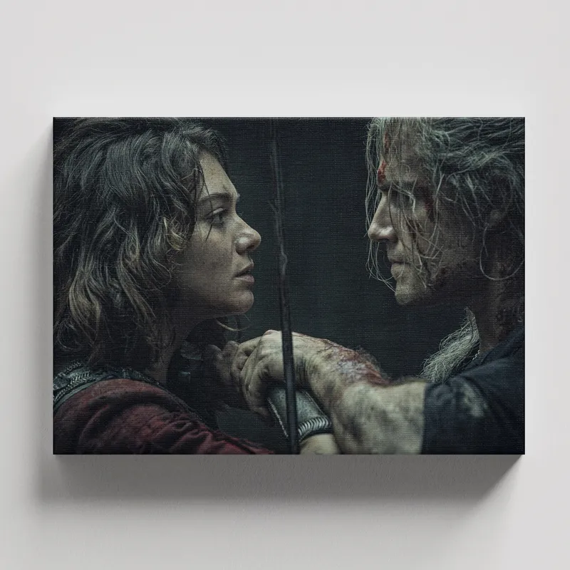 TAYRONA STORE - Cuadros Retablo Series de TV The Witcher 008 - 50x35cm