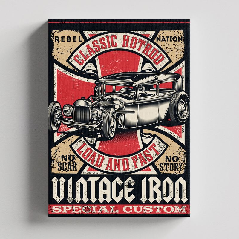 TAYRONA STORE - Cuadros Retablo Motos y Carros Varios 004 - 35x50cm