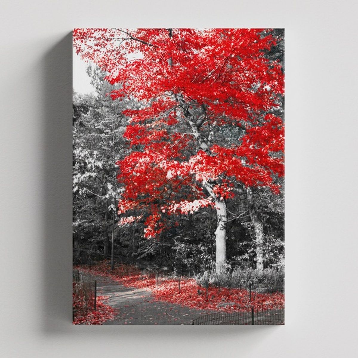 TAYRONA STORE - Cuadros Retablo Blanco Negro y Rojo 006 - 35x50cm